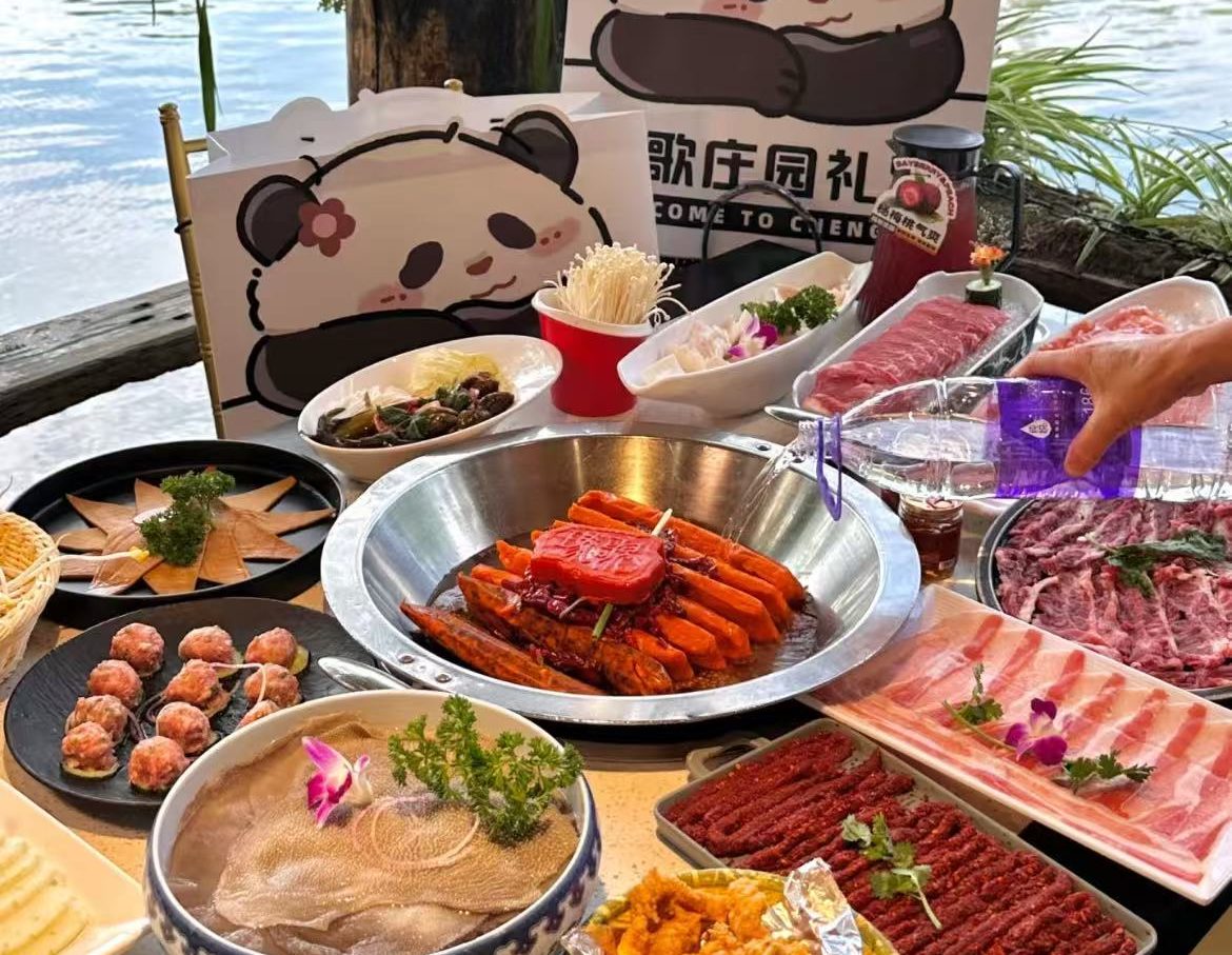 パンダテーマ食事・四川料理の新体験